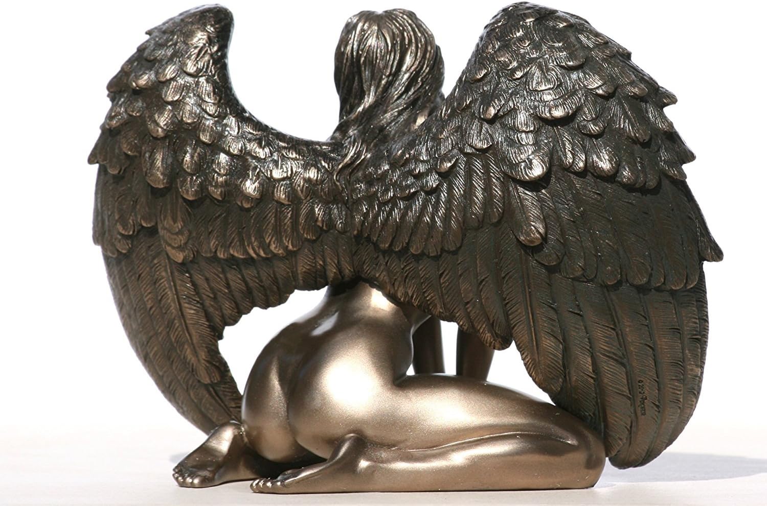 Black Friday 🔥 Bronzed Finish Kneeling Nude Winged Female Statue Review Product Bronzed Finish Kneeling Nude Winged Female Statue