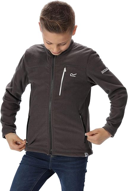 Regatta Unisex Kids 'Marlin Vi' Full Zip Mini Grid Fleece Fleece