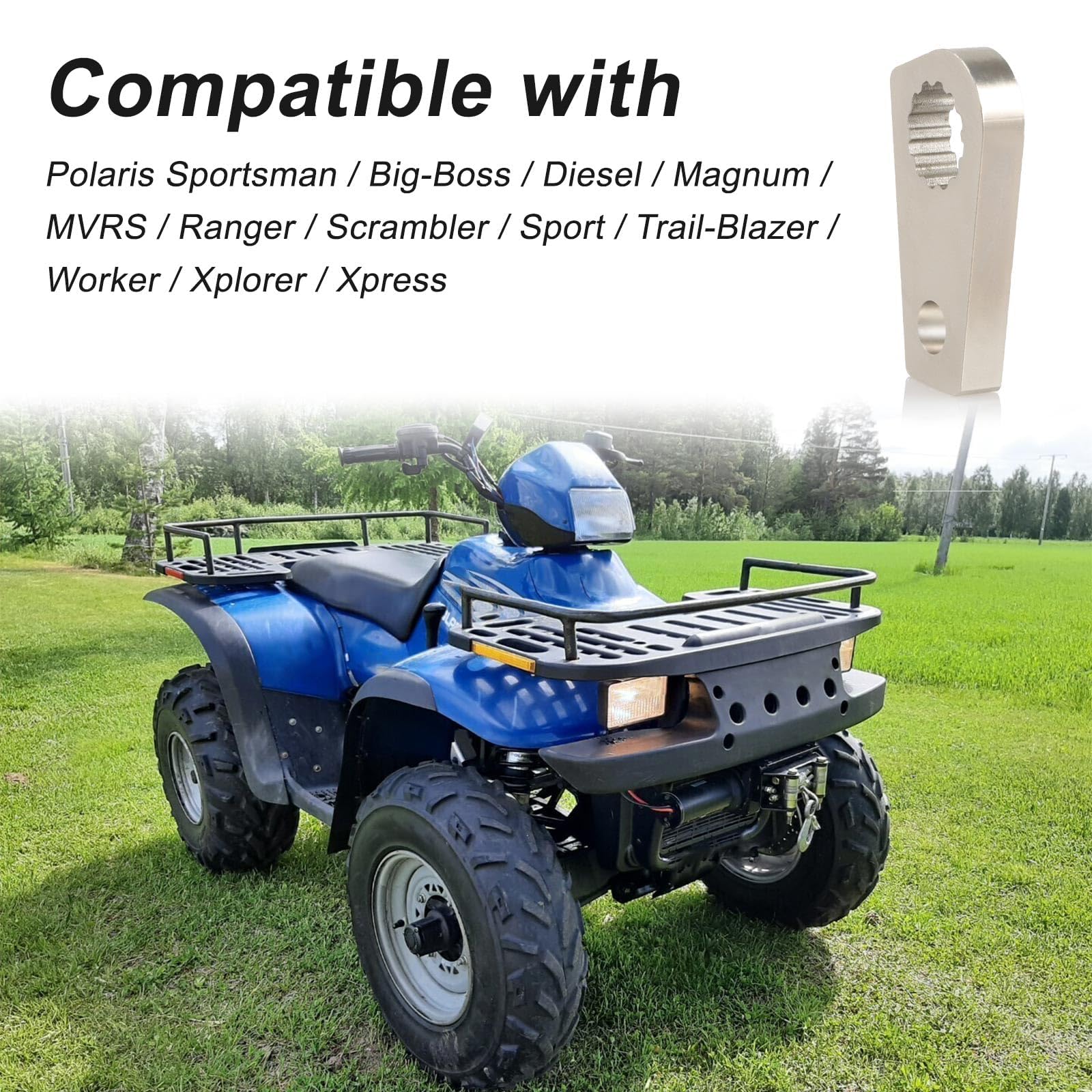 AMÉLIOREZ VOTRE MANIVELLE Avec Levier De Vitesse En Acier Robuste Pour