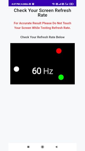 Check Refresh Rate - By CodeRobo.org