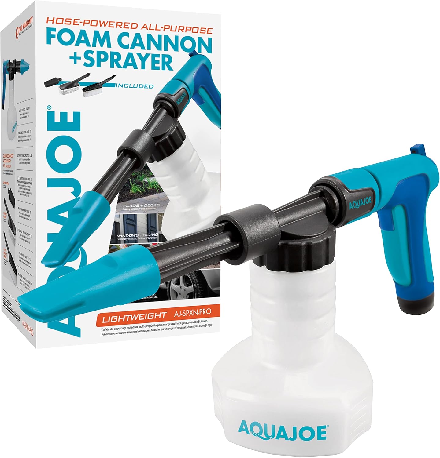 Aqua Joe AJSPXNPRO 2in1 AllPurpose Garden Hose