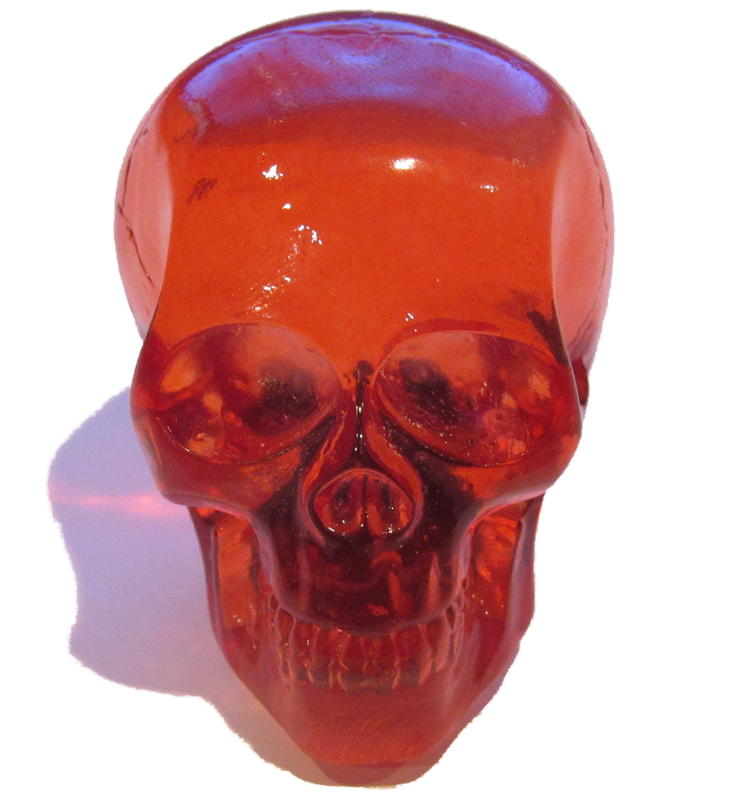 Kool Collectibles Clear Red Skull Shifter Shift Knob Rat Rod Lever