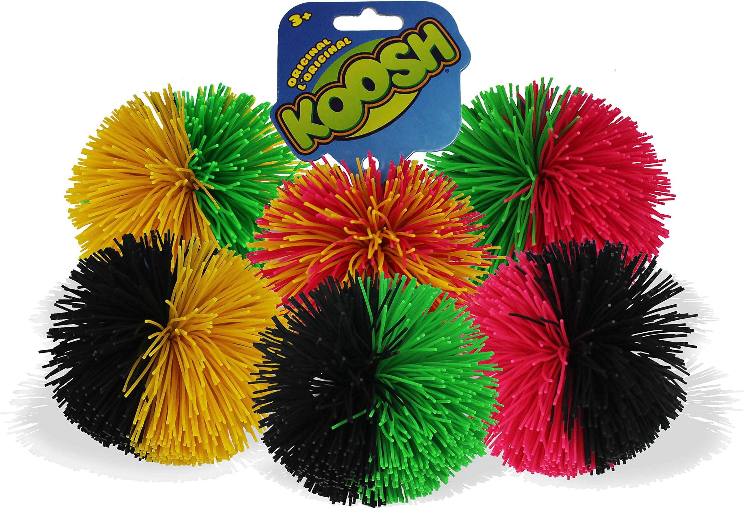 Koosh Ball Sensory Fidget Special Needs Kids Activity Educational Soft Active Fun Toy - 1x Random Colored Koosh Ball