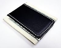 Vista 2 de Tapp Collections Clip magnético de cuero fino para dinero