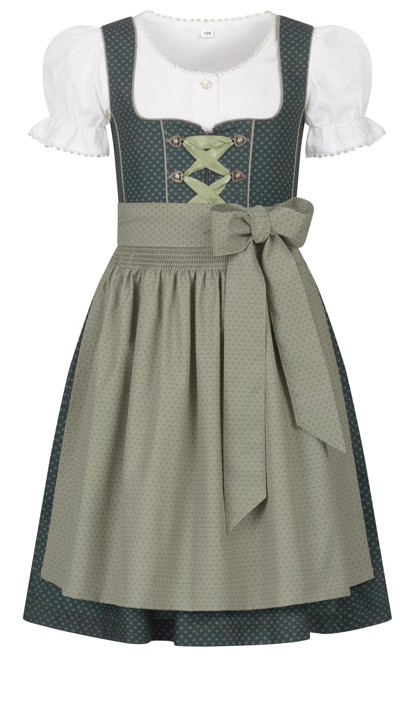 Nübler Kinderdirndl Petra in Grün