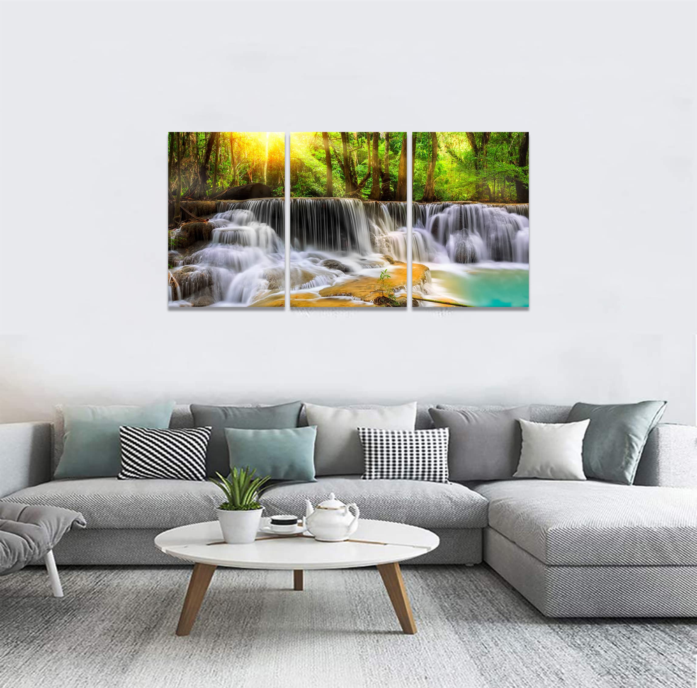 新品　ガラス壁掛け　アートパネル ポスター　アートフレーム 自然風景　橋絵画 アートポスター ポール・シニャック 橋 川 おしゃれ 絵画