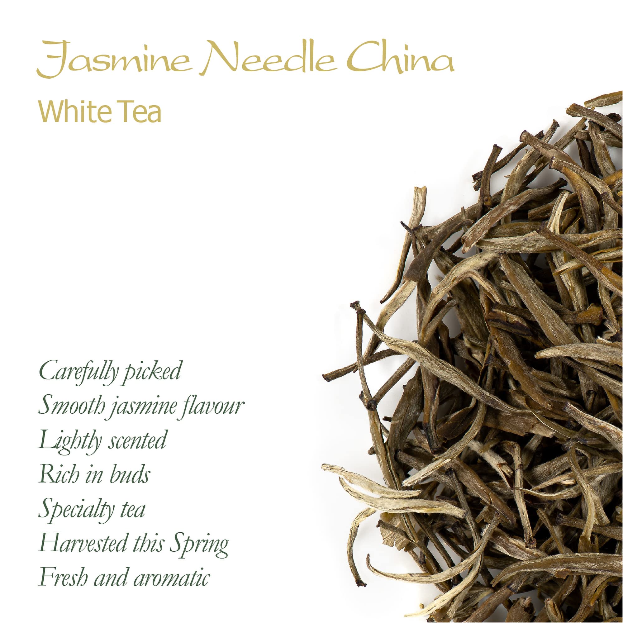 Té blanco aguja de plata con jazmín Moli Yinzhen
