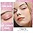 Oulac Pink Cream Eyeshadow also for Highlighter Large Capacity Highly Pigmented Eye Shadow Waterproof &Long Lasting with Moisturizing Formula 11