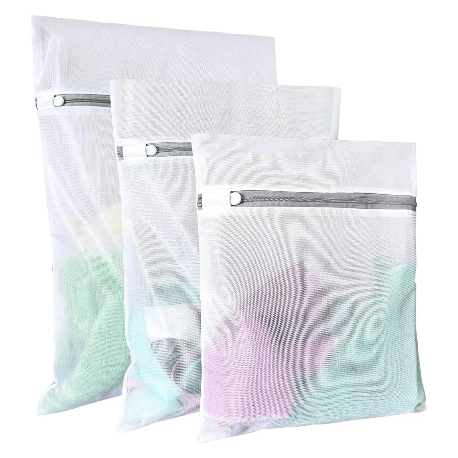 Dryer Lint Bags 6OCS Premium Mesh Laundry Bag With Sturdy Zipper For Delicates Protect Clothes In Washing Machine