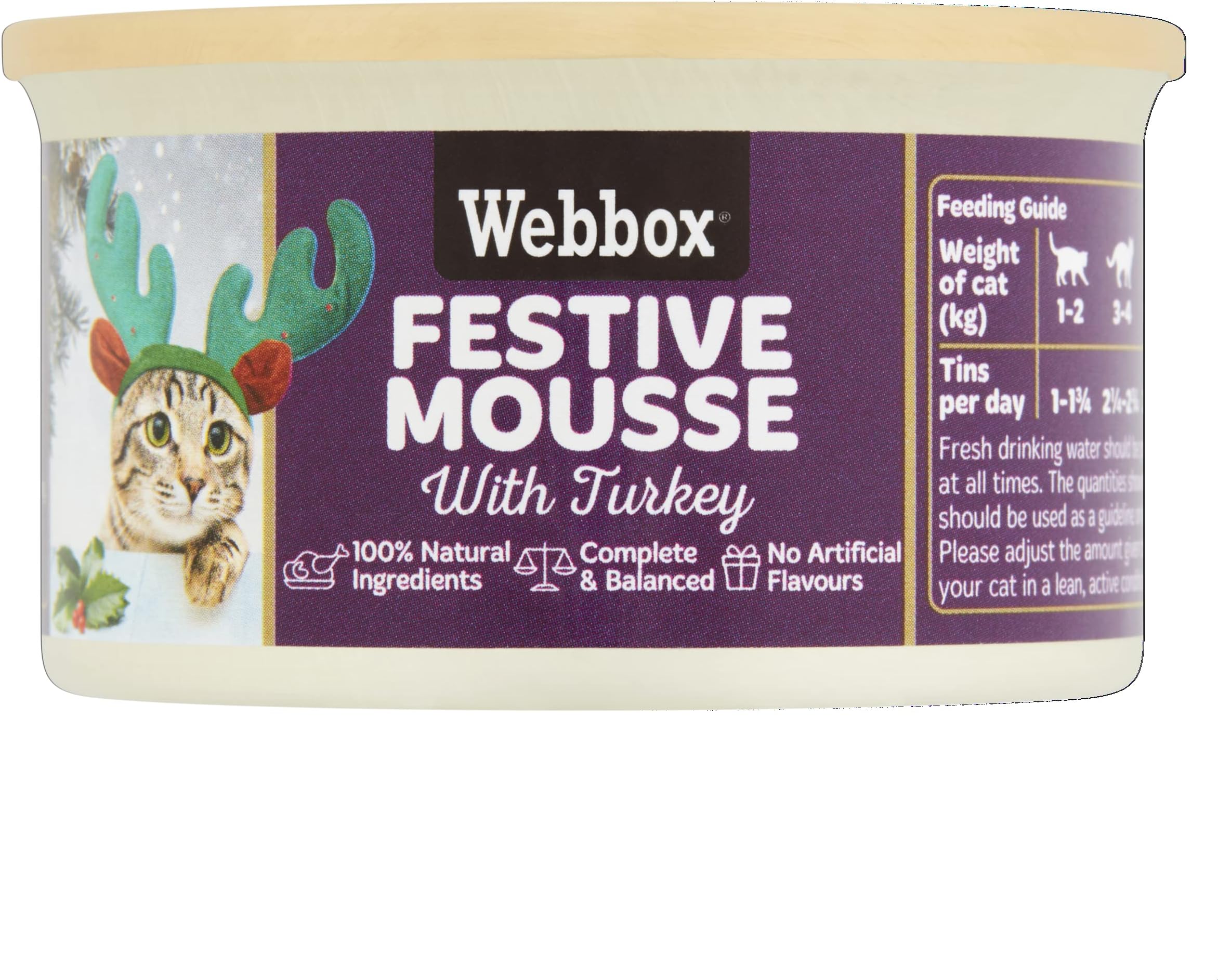 Webbox Festive Mousse with Turkey