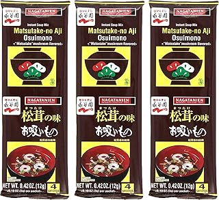 Nagatanien Matsutake no Osuimono 4pcs 0.42oz (3 Pack)