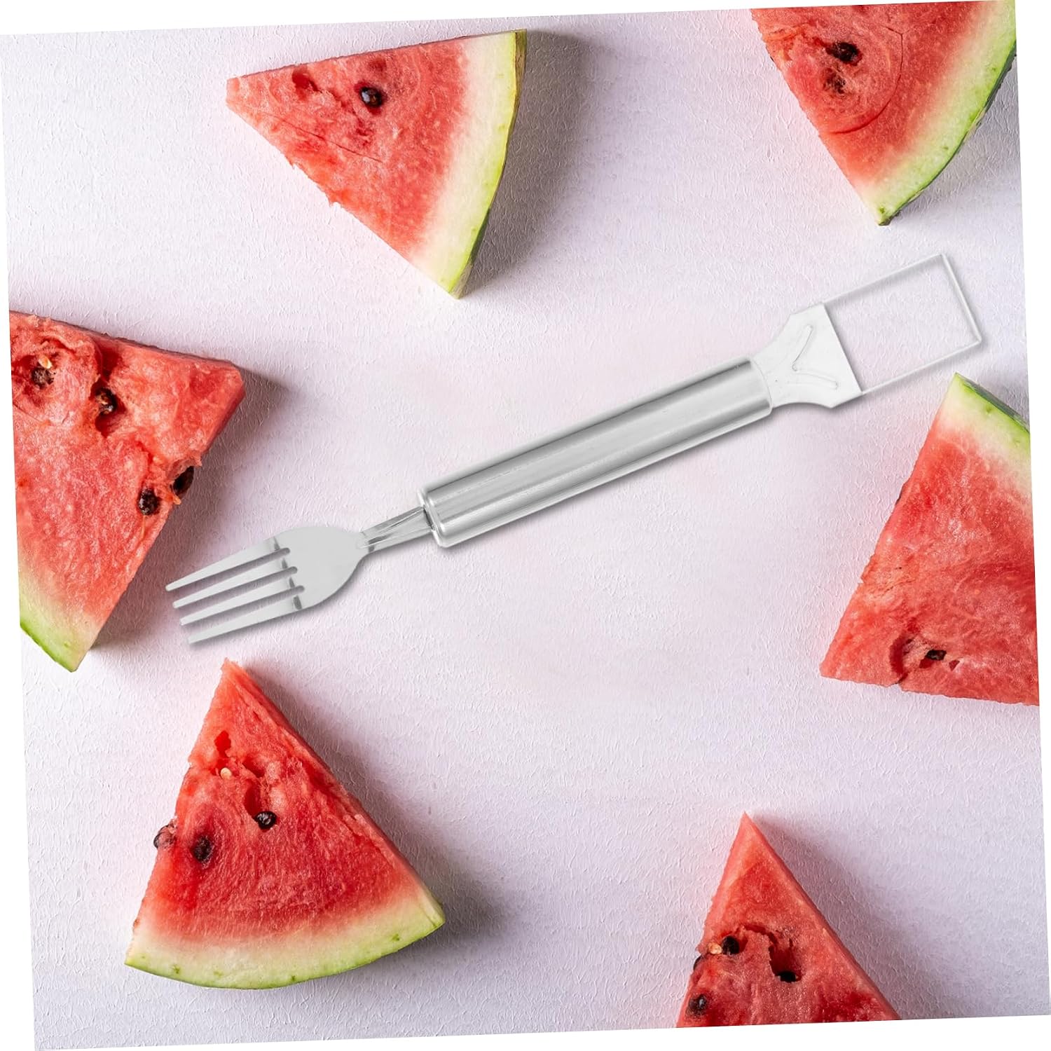 Watermelon Cutter 2-in-1 Stainless Steel Fork Slicer for Melons
