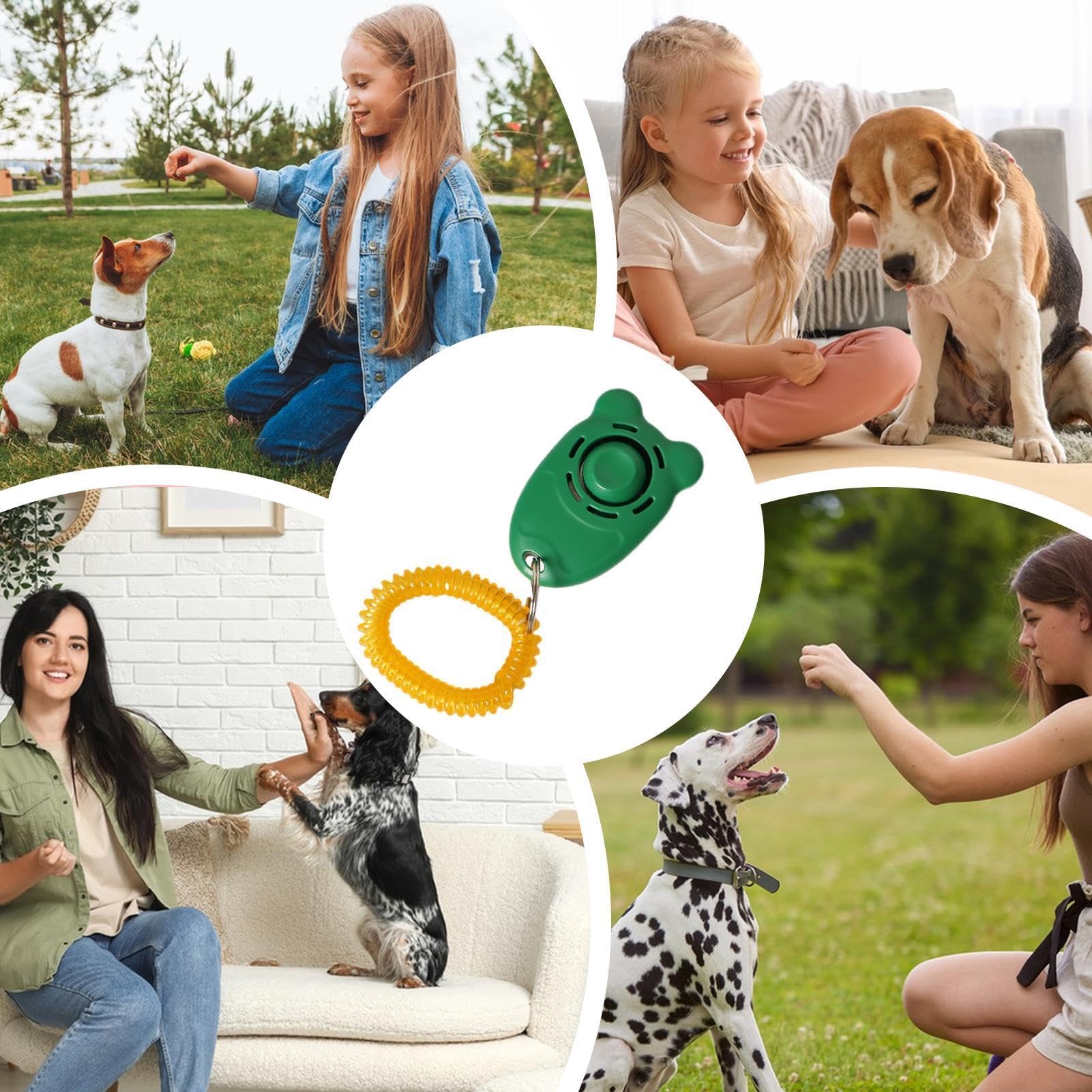 Hundetraining Clicker - Leichter Verhaltenstraining Clicker mit Handschlaufe für Hunde, Katzen, Vögel, Pferde - Haustierbedarf und Verhaltenshilfe