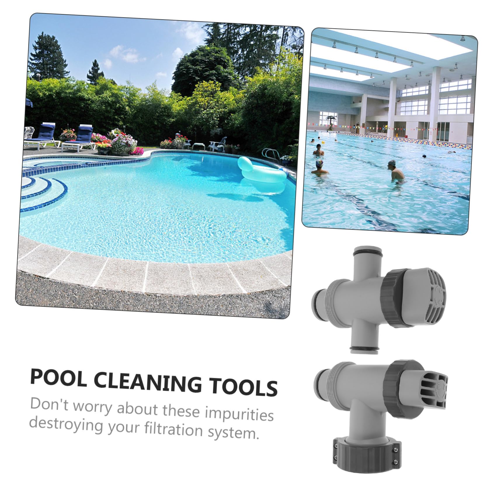 Abaodam Válvula De Manguera De Piscina para Flujo De Agua Válvula De Émbolo para Mantenimiento De Manguera De Piscina