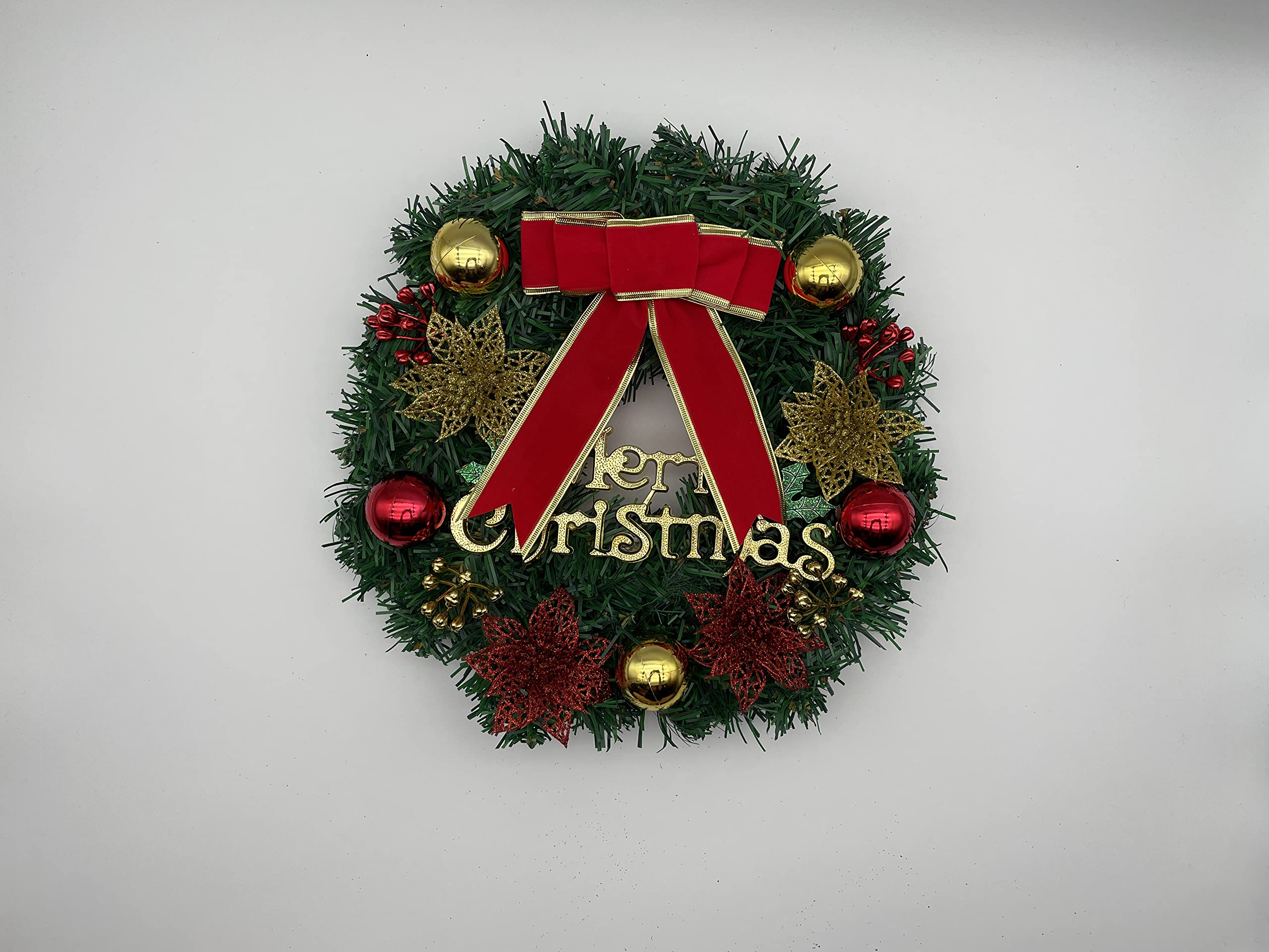 Amazon｜クリスマスリース クリスマス花輪 ドア 玄関 庭園 壁飾り