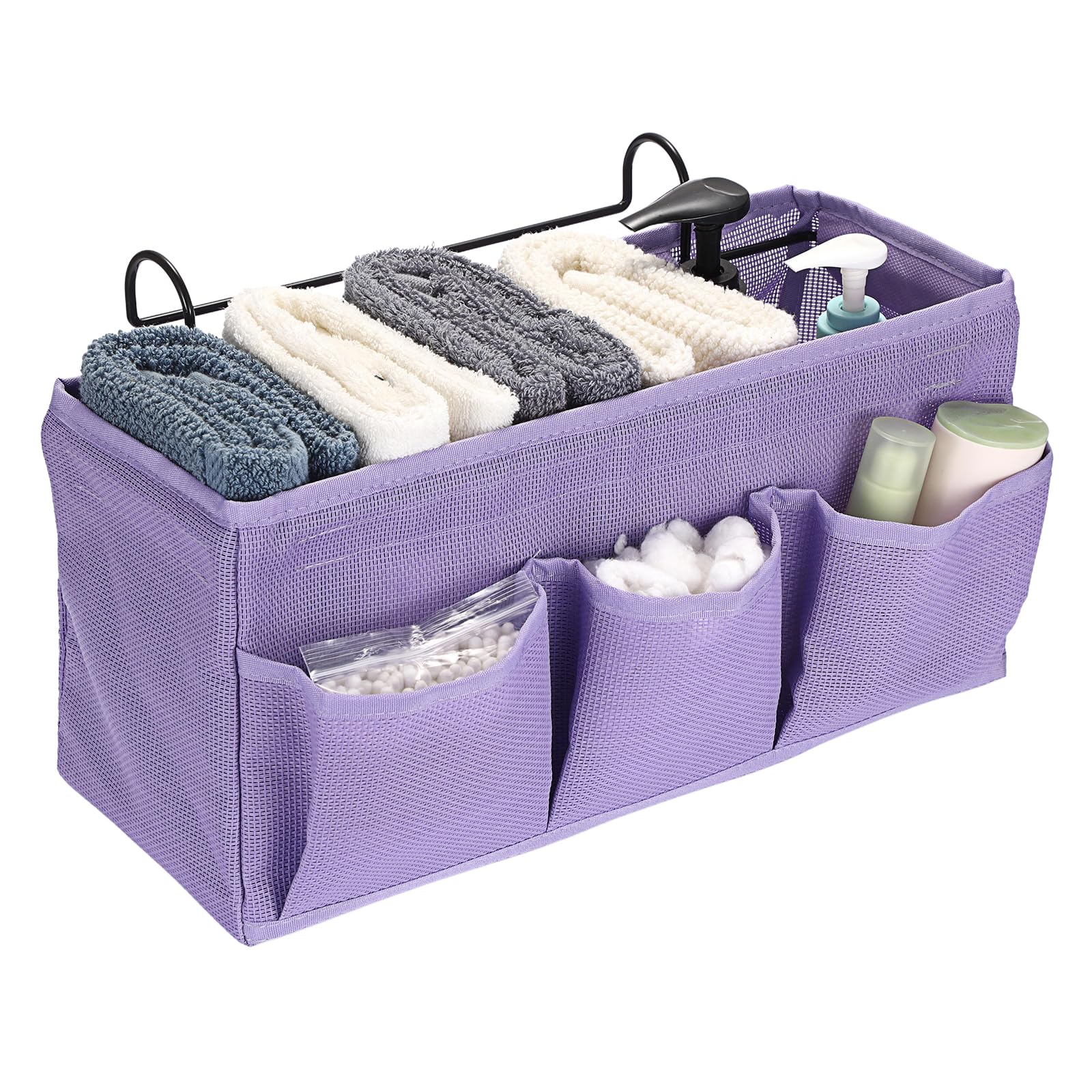 Organizador de cama con bolsillos ideal para optimizar tu espacio en el dormitorio escolar