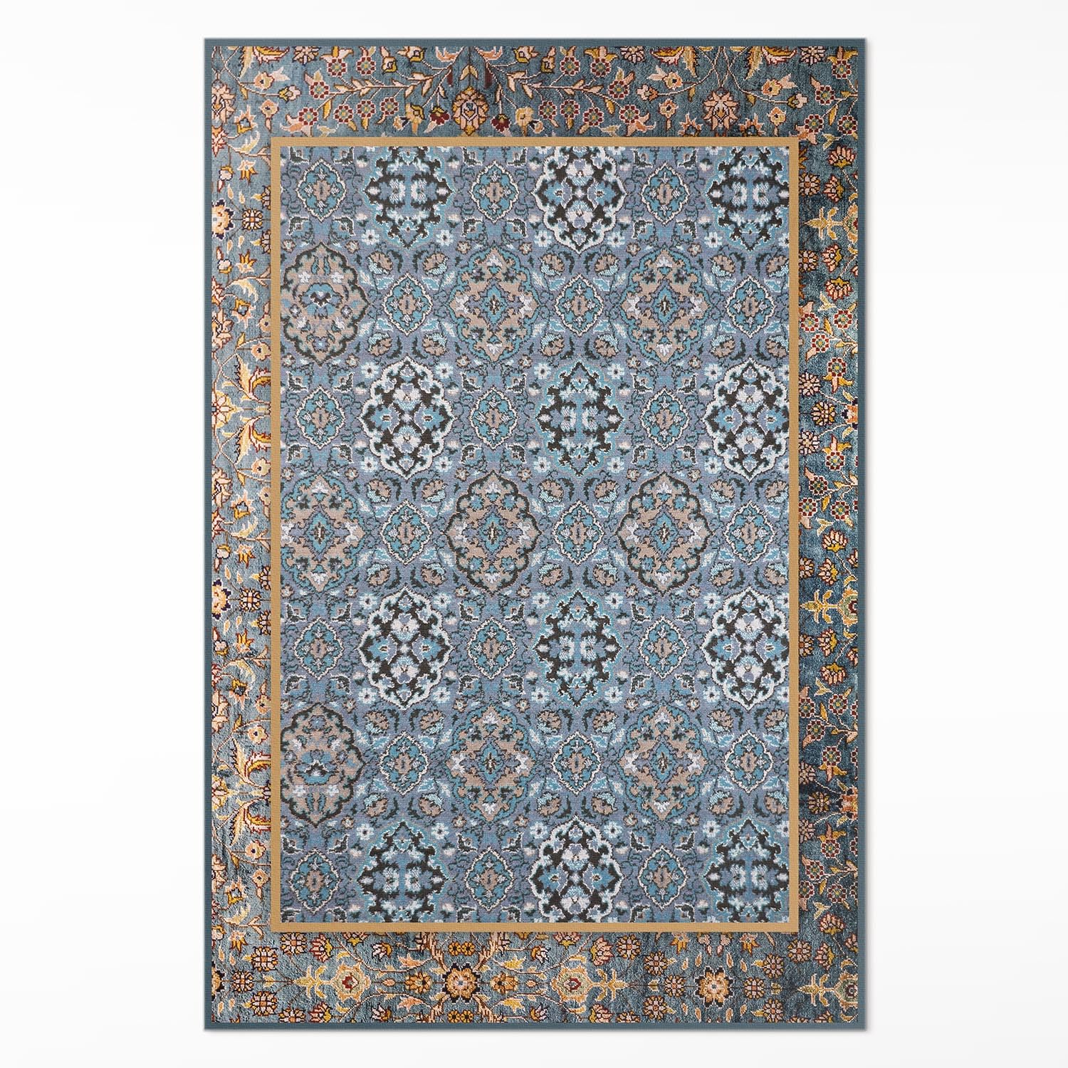 Tapis en vinyle rectangle 100x150 cm Floorart pour décoration de maison PVC