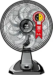 WAP Ventilador de Mesa e Parede 50cm FLOW TURBO, Tecnologia Silenciosa e Econômica, 8 Pás e 3 Velocidades, 180W 127V