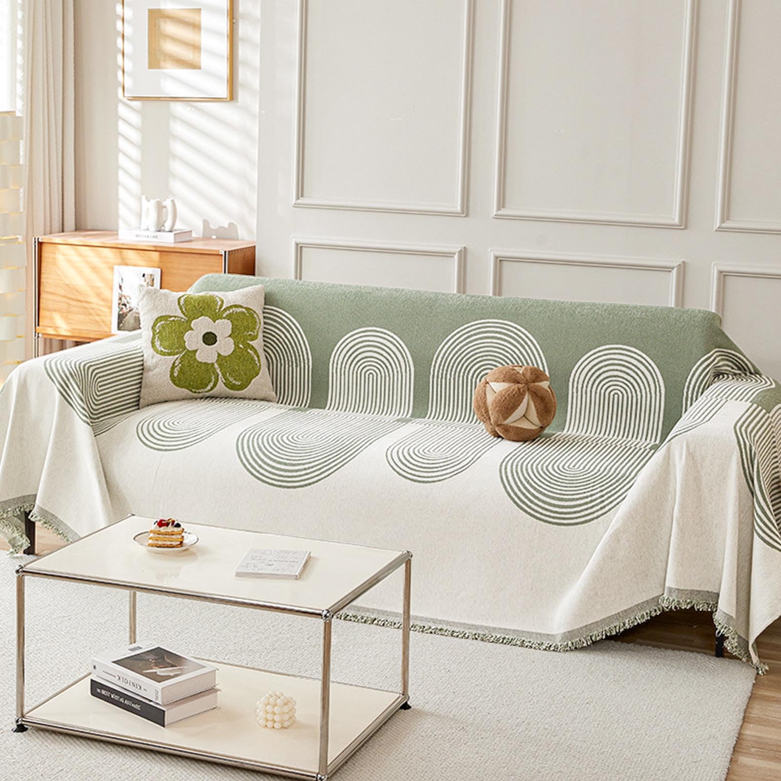 Housse réversible pour sectionnel en Forme de L : salon cosy et accueillant