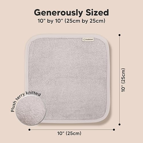 Miniatura 132 de Paquete de 6 paños para bebé, viscosa suave y absorbente de bambú, para bebés, niños, niños pequeños, toallas de baño para recién nacidos, suaves