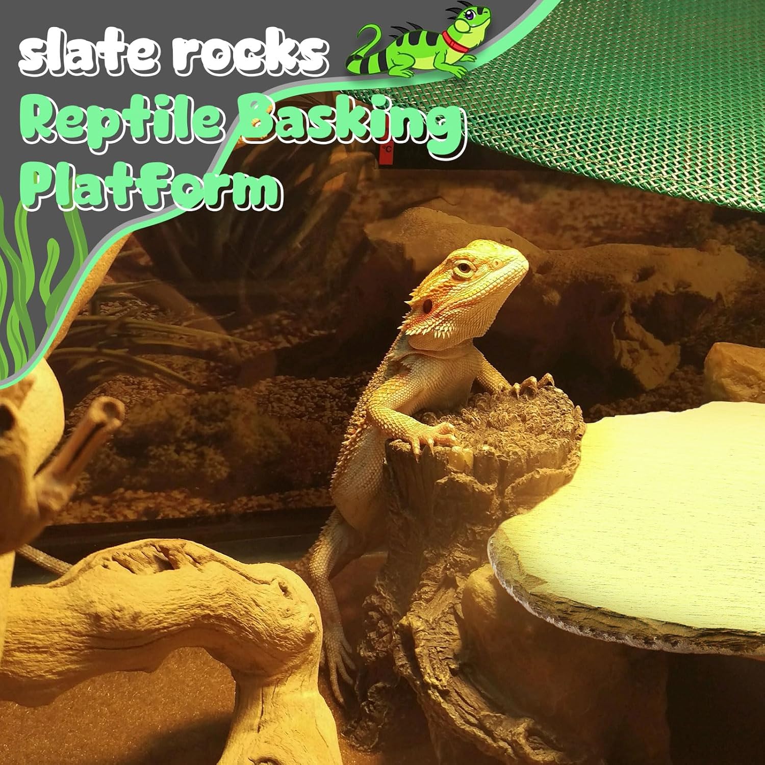 Turtle Basking Platform Tank Ladder Resting Floating Island Aquarium Lawn Decor