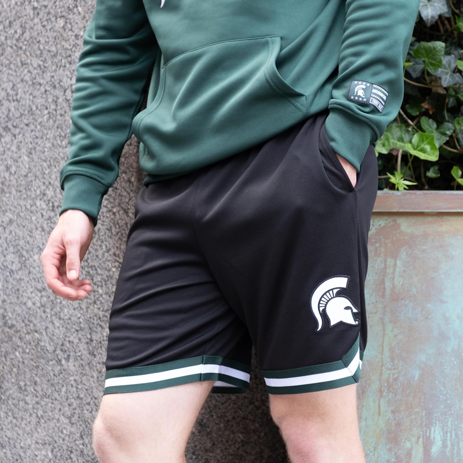 Ultra Game Men's NCAA Official Soft Air Mesh Ultimate Basketball Shorts - OG Fit