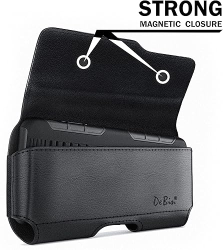 Miniatura 2 de DeBin - Funda para iPhone 15 Pro Max 15 Plus, 14 Plus Pro Max 13 Pro Max, 12 Pro Max 11 Pro Max, Xs Max 8 Plus Funda para cinturón de teléfono