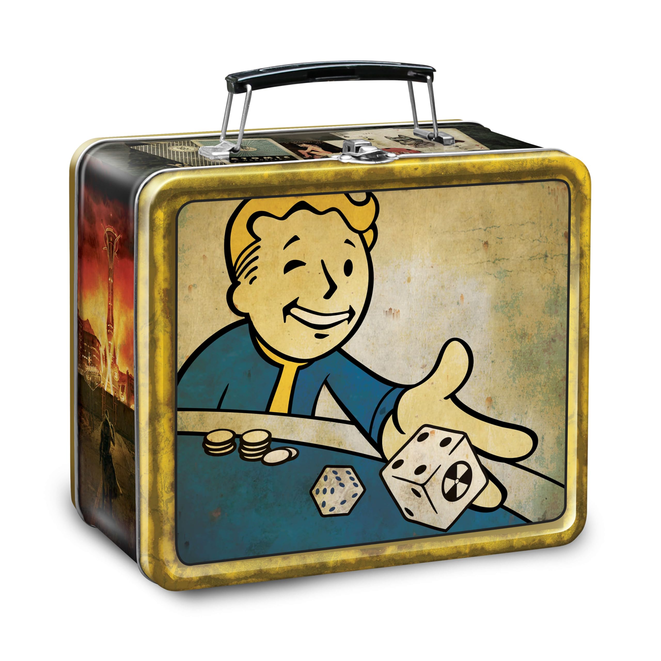 FanWraps Fallout Vault Boy New Vegas Lunchbox & Flask — view 3