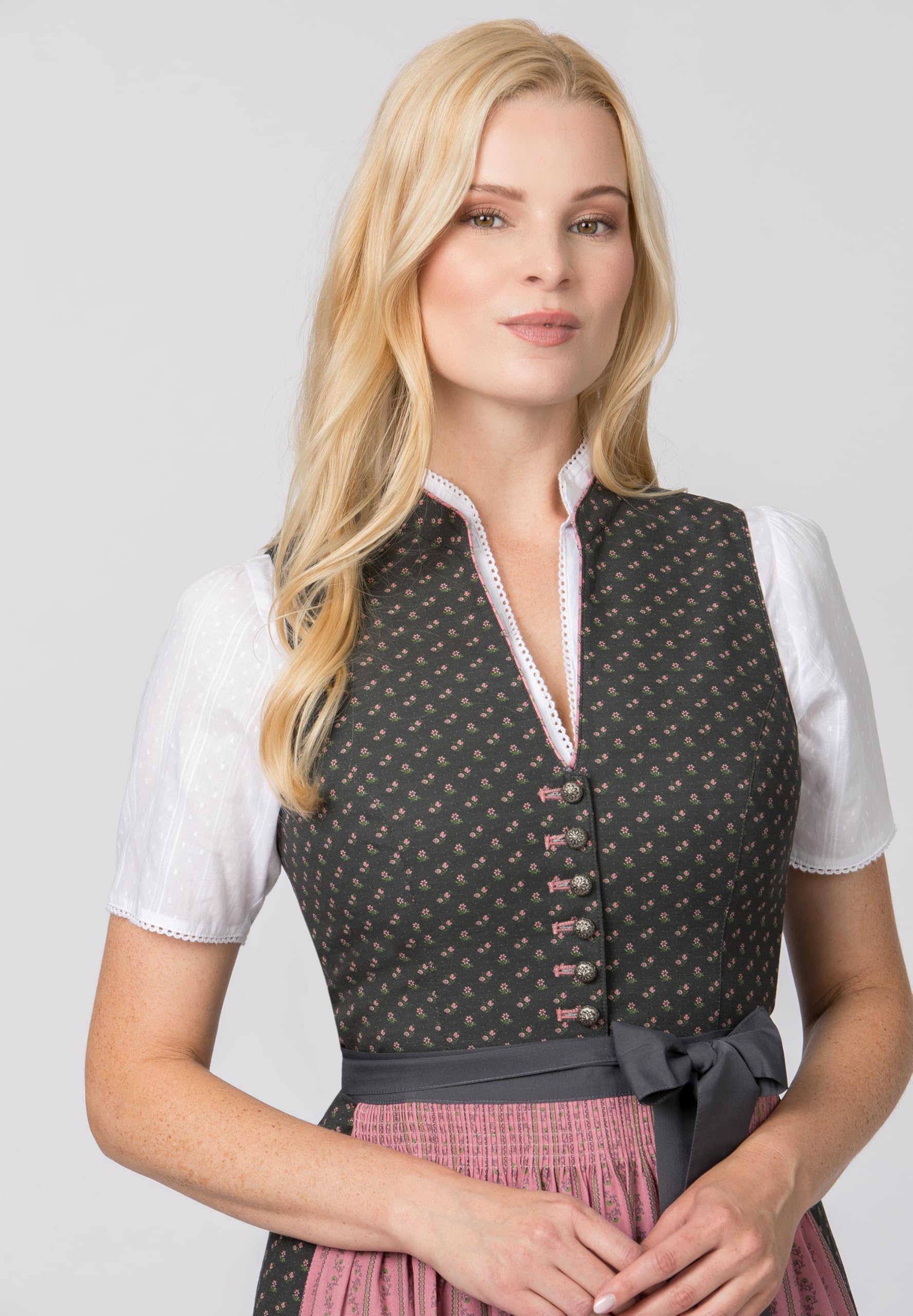 Dirndl Hannah, ciemnoszary, 48