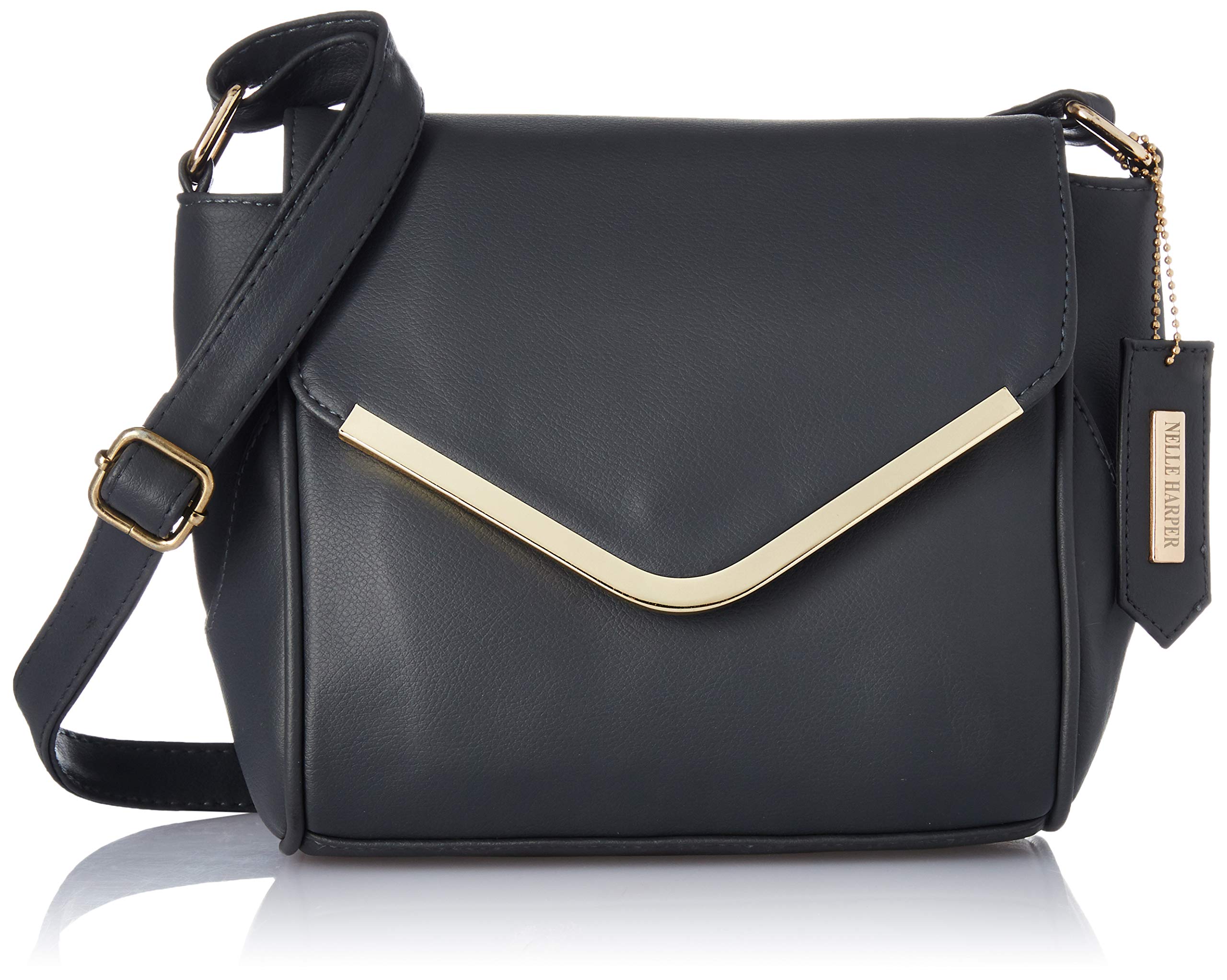 Nelle Harper Womens Sling Bag (Dark Grey) (B07P5YXF86) Amazon Price History, Amazon Price Tracker