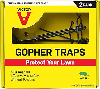 Victor M9013 Gopher 2 Traps, Black - coolthings.us