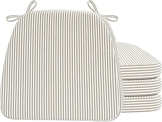 AAAAAcessories D-Shaped Chair Cushions, 2