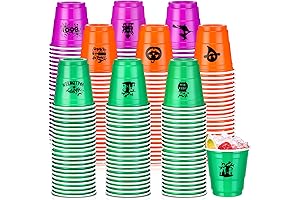 100 Pcs Halloween Shot Glasses: Spooky Spirited Soiree Essential