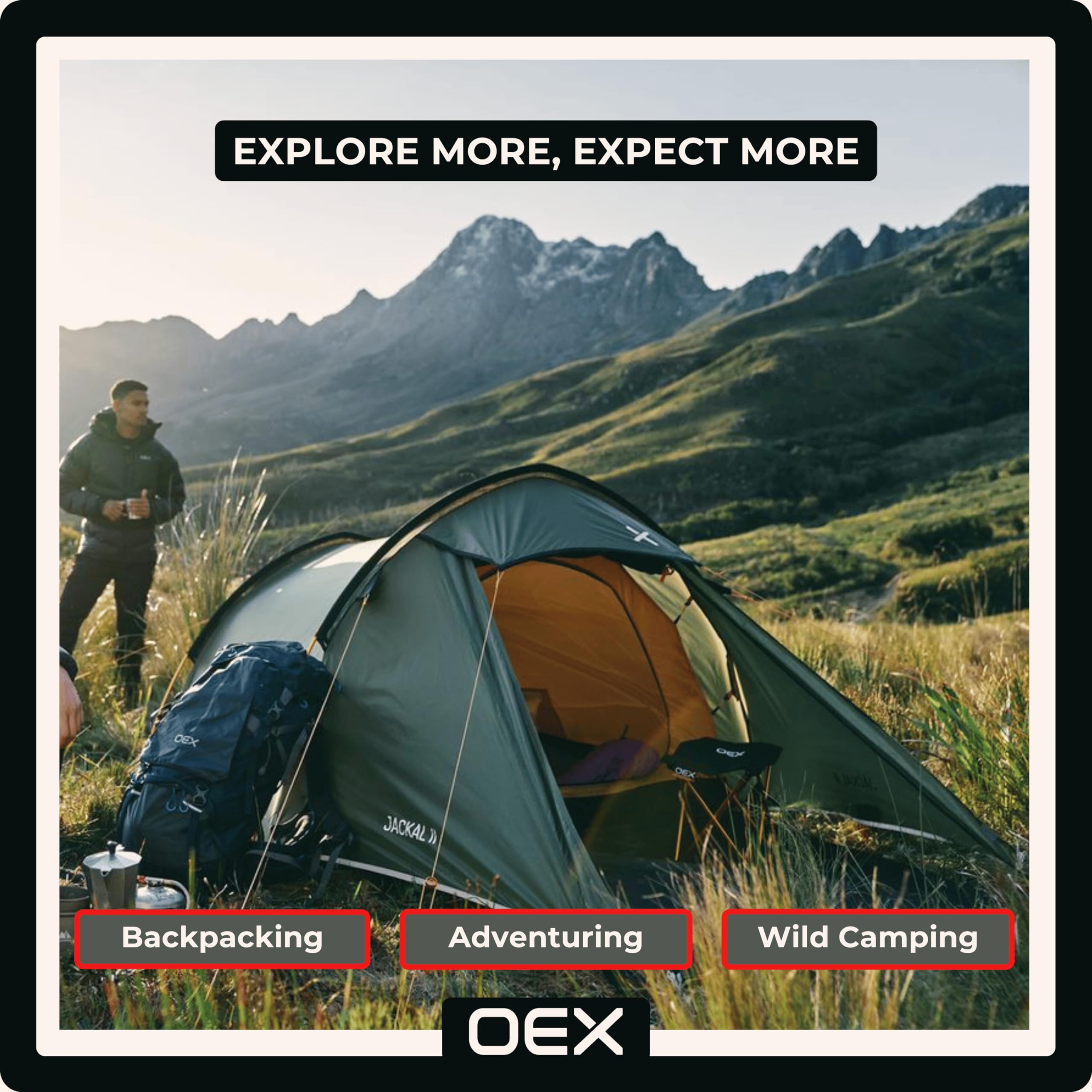 軽量1人用テント　OEX Phoxx 1v2 軽量1人用テント OEX Phoxx 1v2 OEX Phoxx I v2 1-Person Tent