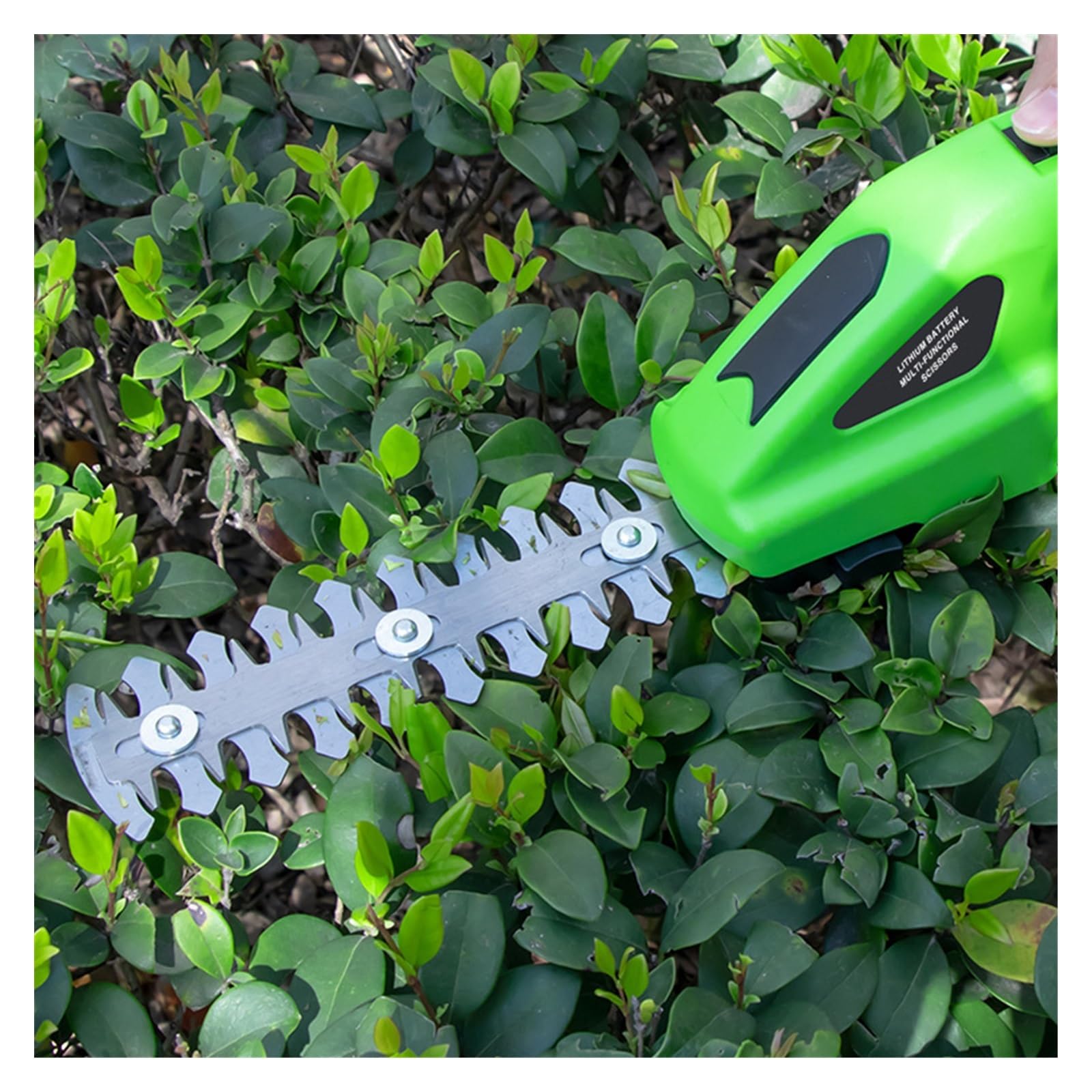 Tondeuse à gazon, 2 en 1 taille-haie électrique 3.6V coupe-haie sans fil Portable coupe-herbe à une main jardin désherbage cisaillement tondeuse