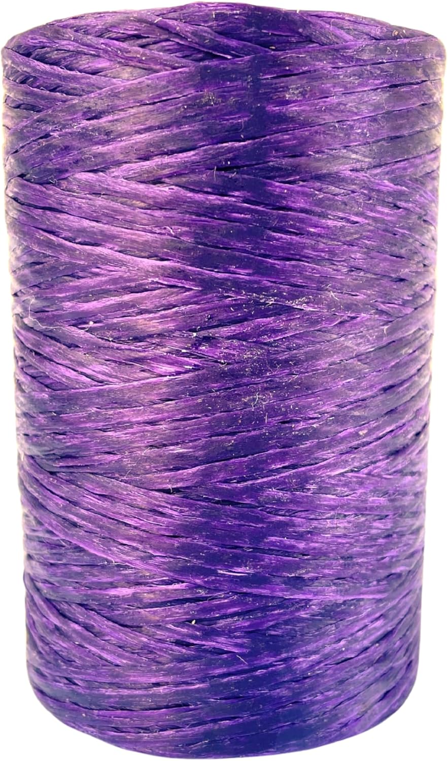 Pack of 2 Kulay Artificial Deer Sinew Waxed Flat Polyester Thread for Beading, Leather, Tie-dye Crafts and Sewing, Black & Purple Sinue (5-Ply, 300 Yards or 900 Feet)
