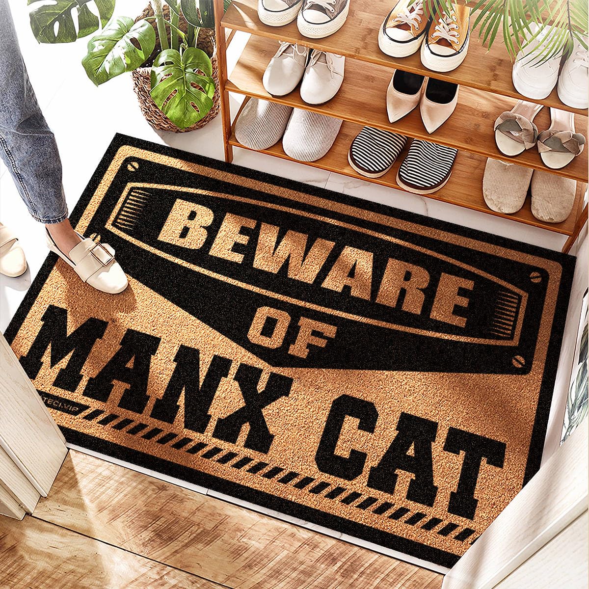 Tapis de porche Keep Off Océan 50x80cm pour porte extérieure