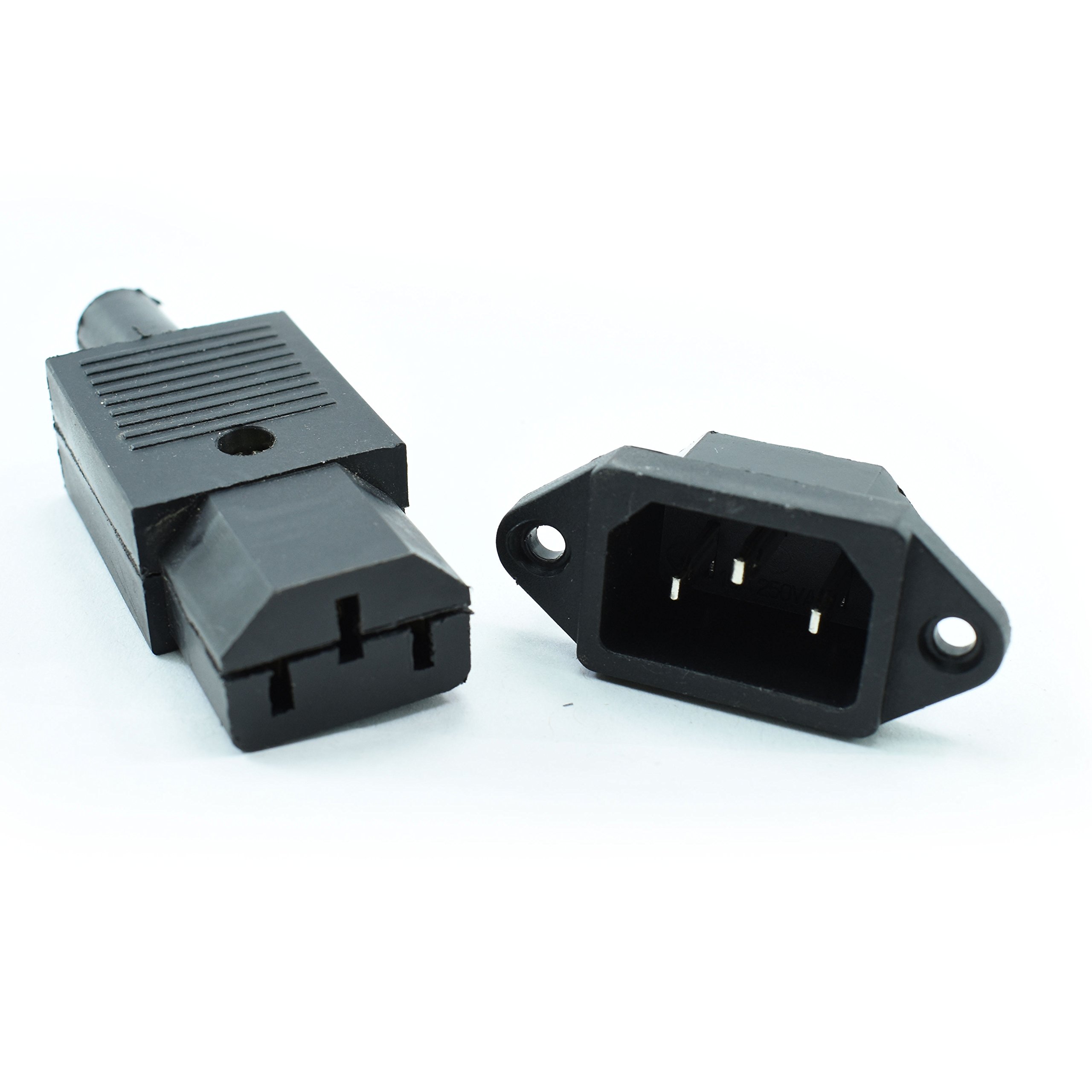Ovicart SMPS 3 Pin Female Rewireable Plug with Male Computer Jack 250v 10a (B079KJTSKS) Amazon Price History, Amazon Price Tracker