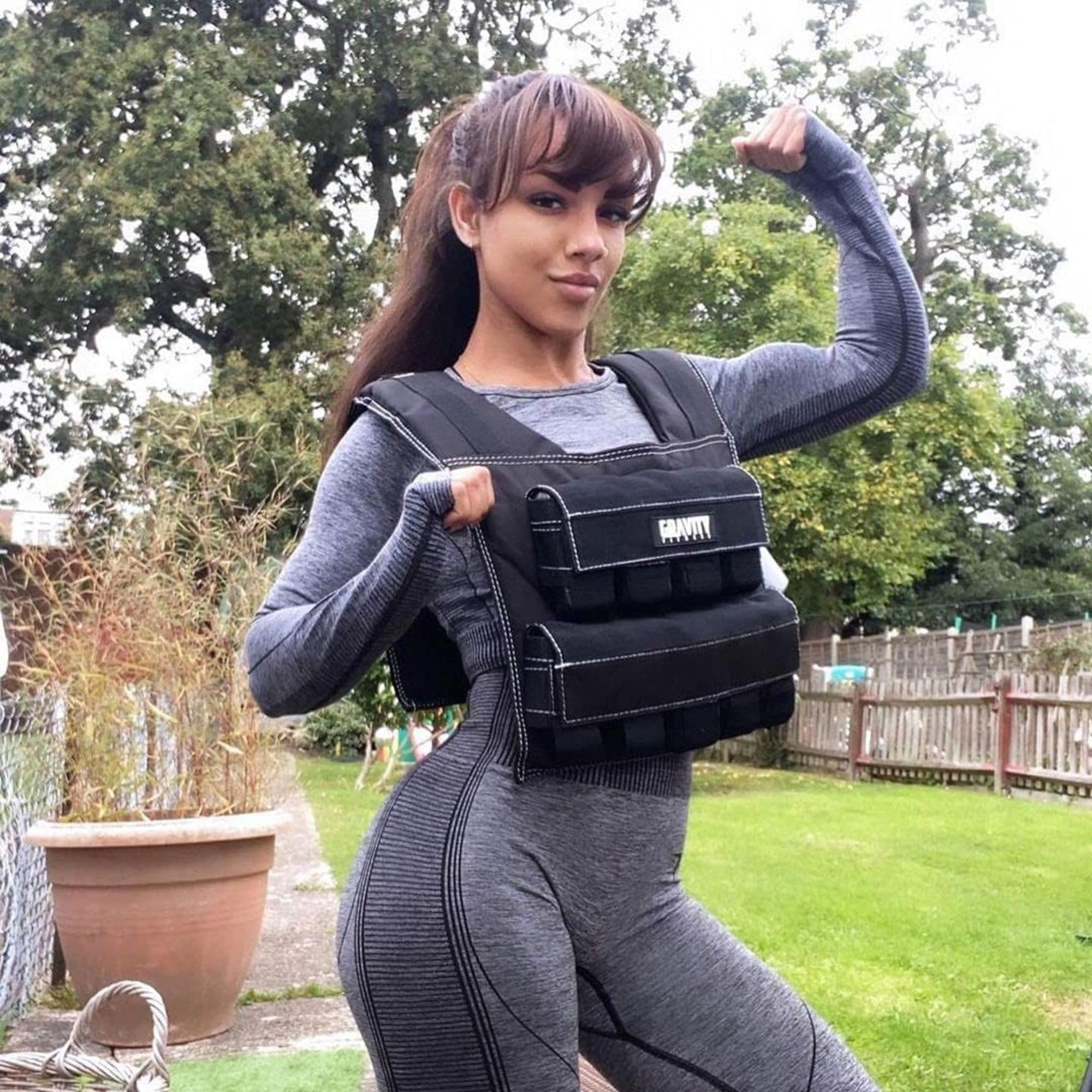 Gravity Fitness Weighted Vest - 15kg - 20kg - Fully Adjustable. Calisthenics, Crossfit, Strength Training, Home and Commercial Use.