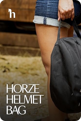 Miniatura 7 de HORZE Ecuestre Bicicleta Montar Fácil de Llevar Casco De Nylon Impermeable Caso