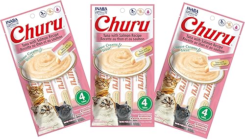 Miniatura 33 de INABA - Golosinas Churu para gatos, puré cremoso para gatos, sin cereales, que se puede lamer y exprimir / suplemento con vitamina E y taurina, 0.5