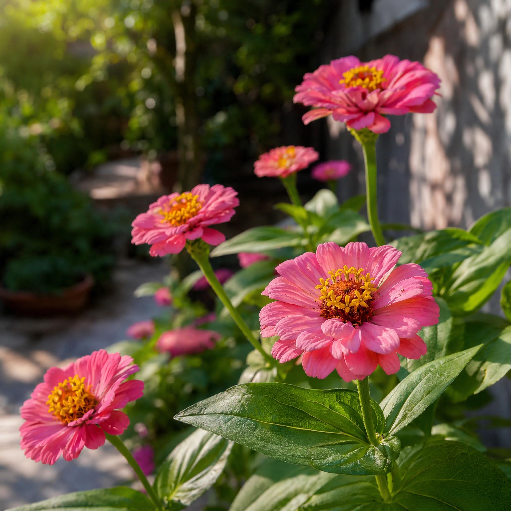 100-2000 Pcs/Pack Vibrant Multiple Colours Zinnia Sd. (D,100 PCS)