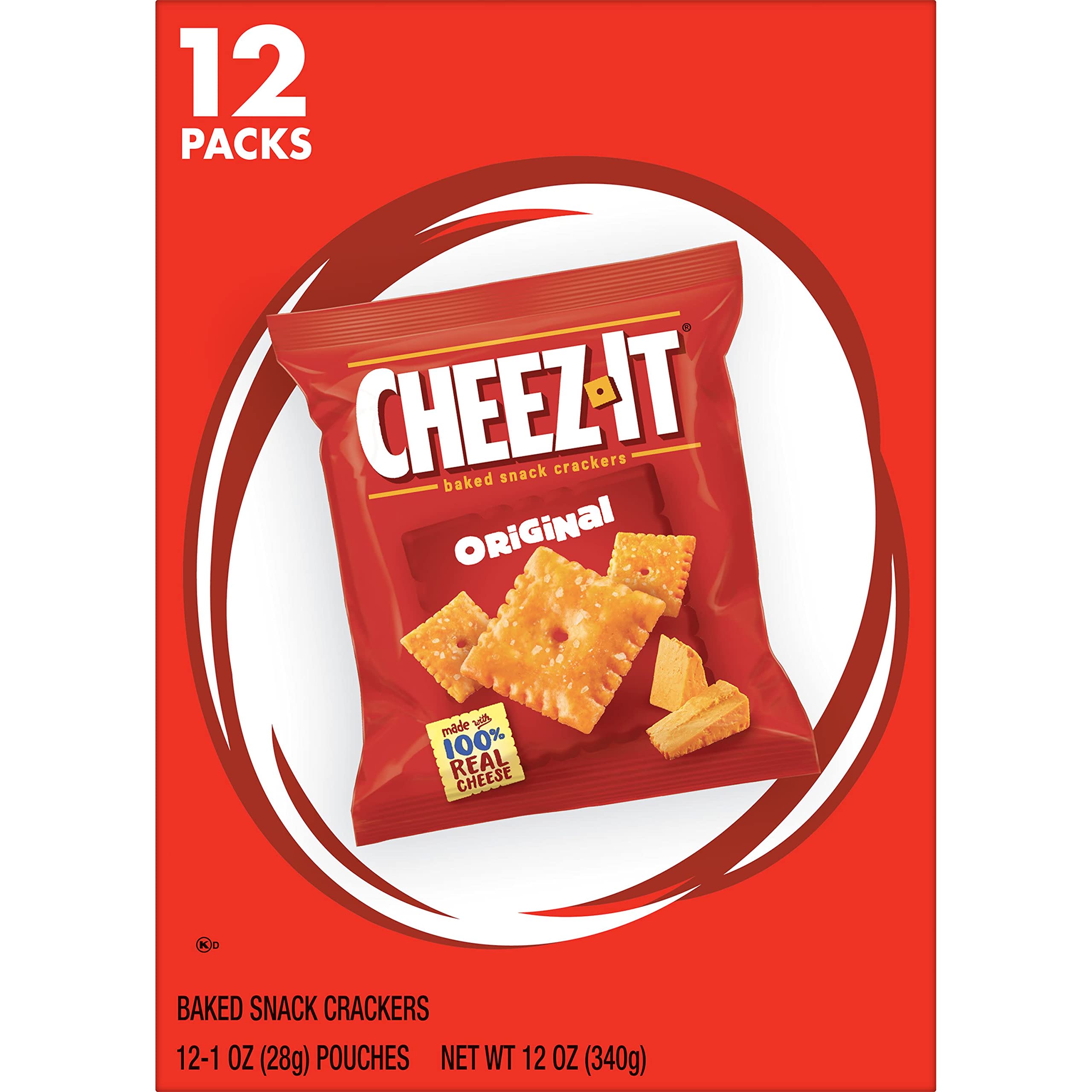 Cheez-It Snack Crackers Original - 12 PK