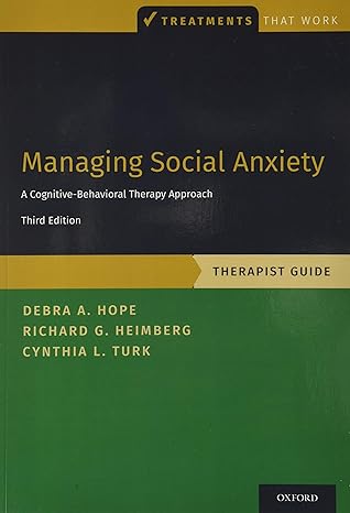 Managing Social Anxiety, Therapist Guide (Treatments That Work)-Wow! eBook