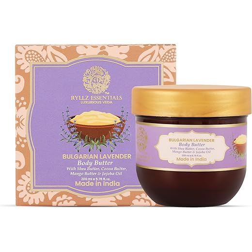 RYLLZ Lavender Body Butter 48Hrs Moisturisation 200ml 200 Ml