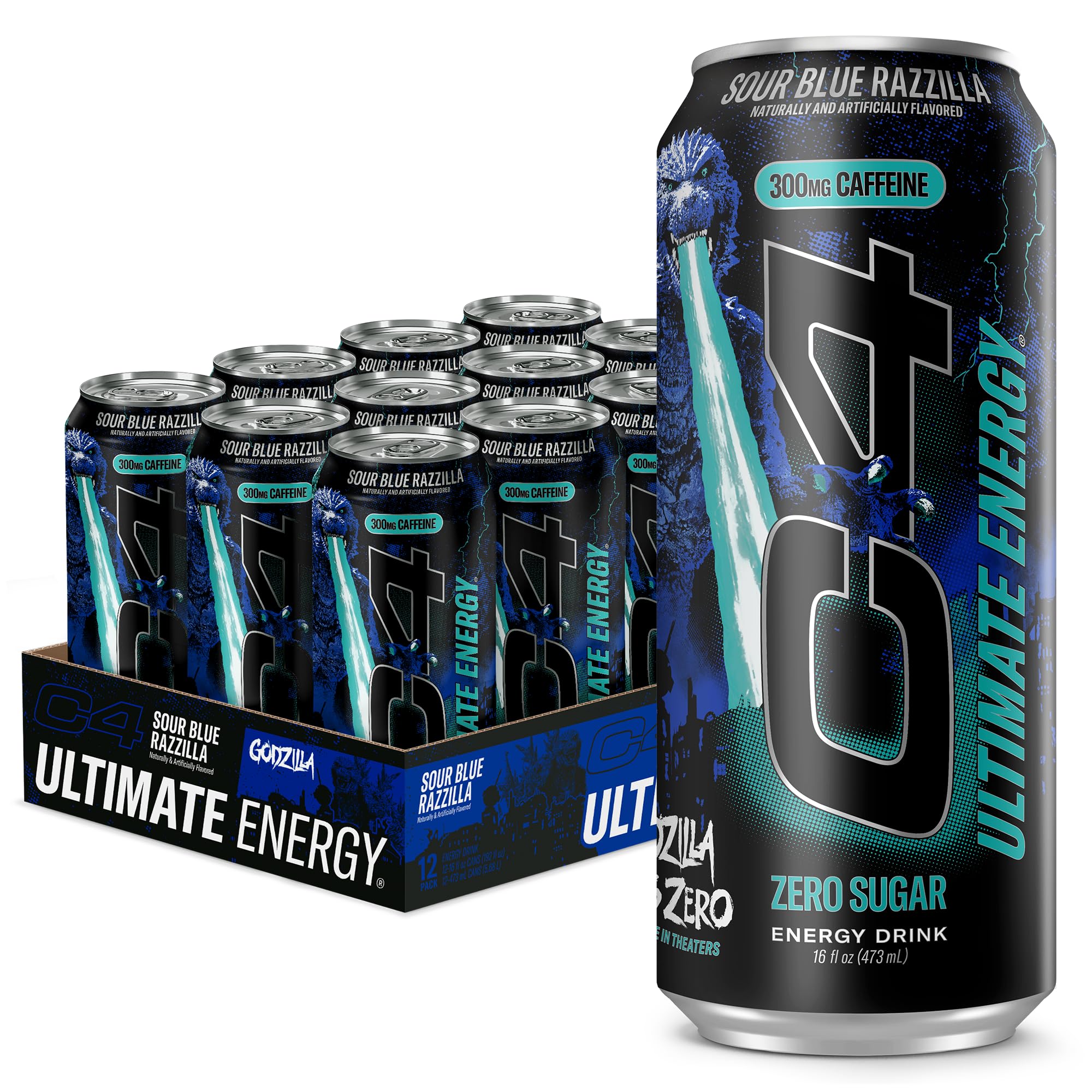 Amazon.com: C4 Ultimate Energy Drink, 300mg Caffeine, Zero Sugar