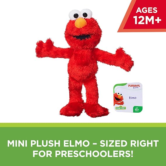 Sesame Street Mini Plush Elmo Doll: 10 Elmo Toy for Toddlers and Preschoolers, Toy for 1 Year Old and Up