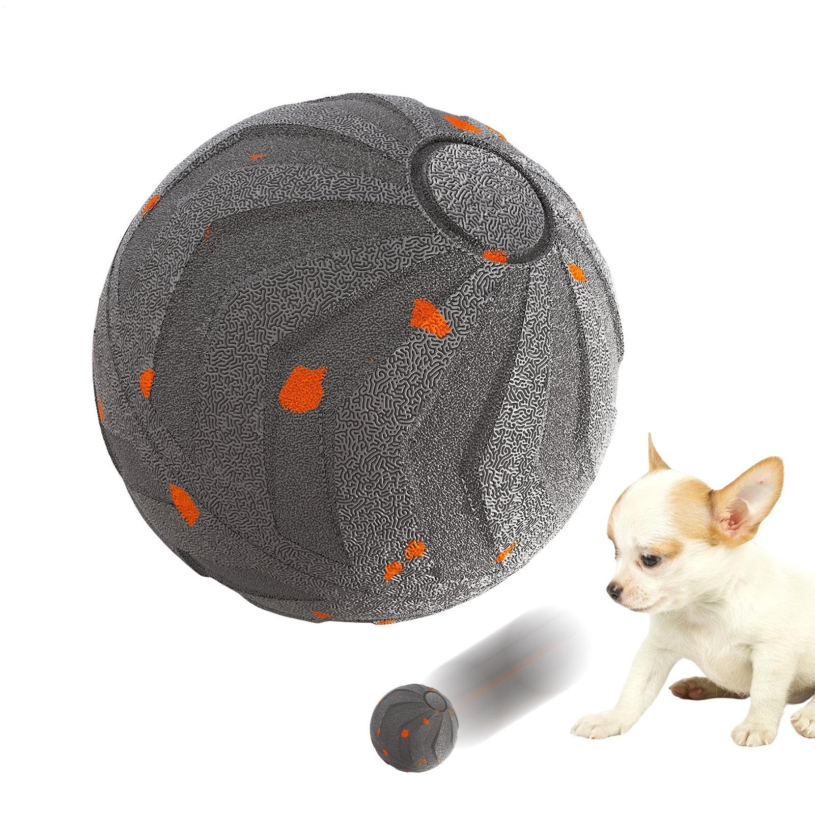 Balle interactive pour chiens autonome et rebondissante pour stimuler l'ennui