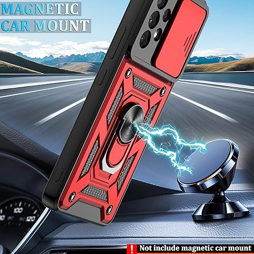 Miniatura 5 de Funda para Samsung Galaxy A53 5G, Galaxy A53 5G con protector de pantalla HD, resistente a prueba de golpes, con anillo magnético para Samsung A53