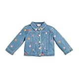 Mud Pie girls Mud Pie Children's Floral Embroidered Jacket